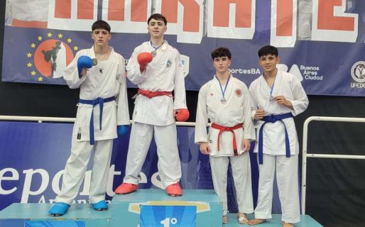 Comodorenses continúan en lo más alto del karate nacional