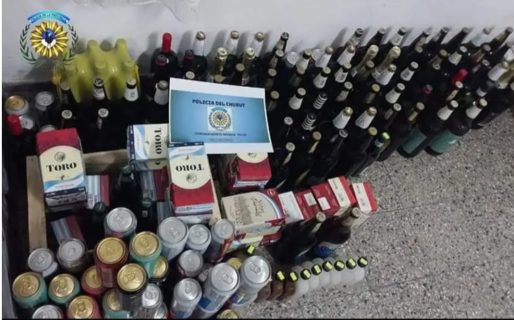 Secuestraron 470 litros de bebidas alcohólicas