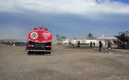 Se incendió parte de la escombrera en el barrio Stella Maris