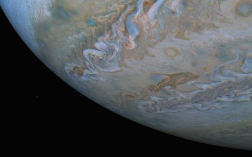 La NASA fotografió un delfín en la superficie de Júpiter