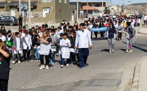 La Red Barrial del 30 de Octubre marchó para reafirmar los derechos de los niños