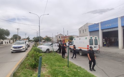 Una nena de 7 años fue trasladada al Hospital tras un accidente vial en Avenida Estados Unidos