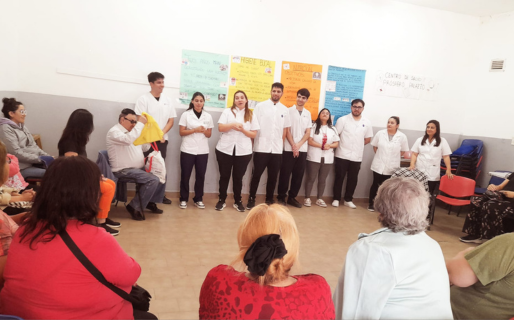 Estudiantes de enfermería brindaron charlas sobre promoción de la salud