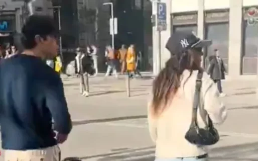 Nuevo video de Franco Colapinto y la China Suárez paseando por Madrid