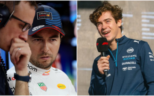 El chiste de Franco Colapinto para Checo Pérez tras su sobrepaso en la carrera Sprint del GP de Qatar