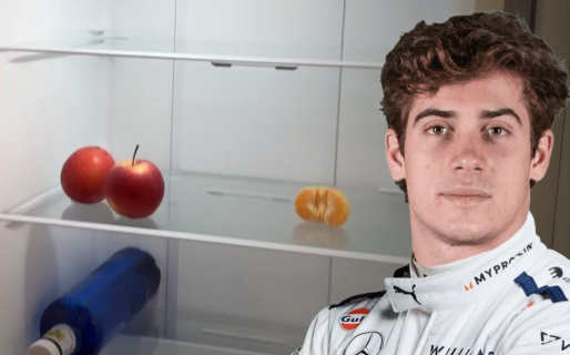 Franco Colapinto mostró qué había en la heladera de su departamento y sorprendió a todos