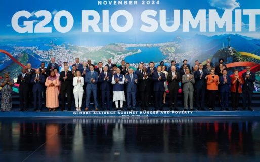 Milei no participó de la foto oficial en el cierre de la cumbre del G20