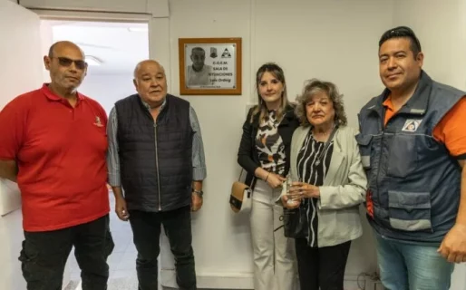 Defensa Civil festejó su aniversario con un homenaje a Luis Ordeig