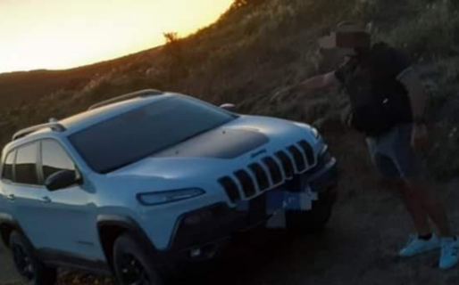 Recuperaron el Jeep que había sido robado en Rada Tilly