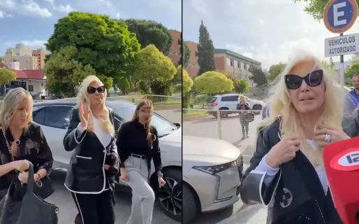 ¡Agarren a Susana!: el viento chubutense sorprendió a la diva