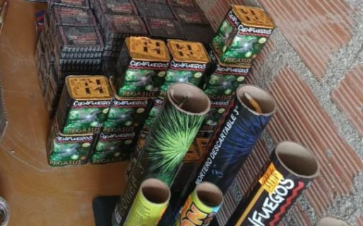 Pirotecnia: secuestraron productos para la venta ilegal