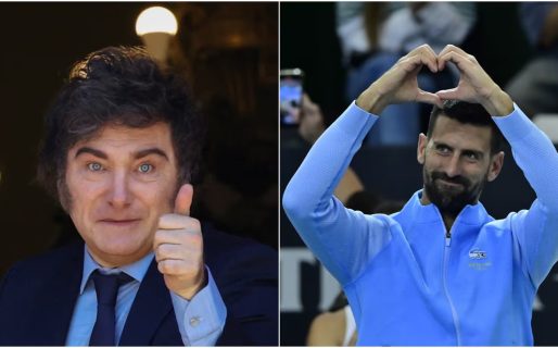 Novak Djokovic se reunirá con Javier Milei en la Quinta de Olivos