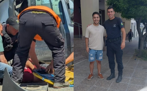 Camilo y Teo se reencontraron tras el accidente del 13 de Diciembre: «Su agradecimiento me llena el alma»