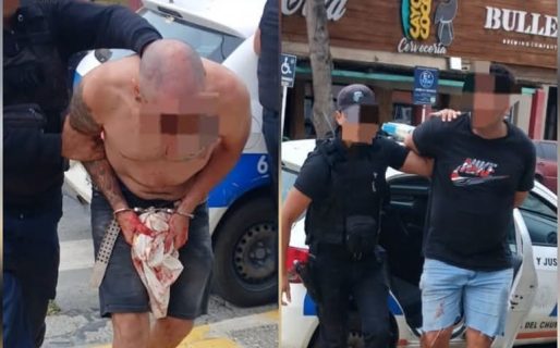 Rompieron un vidrio, intentaron entrar a un edificio y un vecino dio aviso a la policía