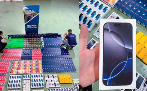 La Aduana le secuestró a una empresa celulares valuados en $170 millones