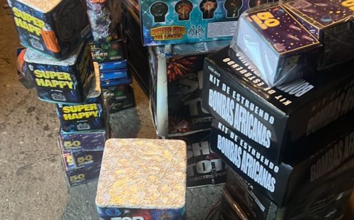 Realizaron cinco allanamientos y secuestraron pirotecnia prohibida