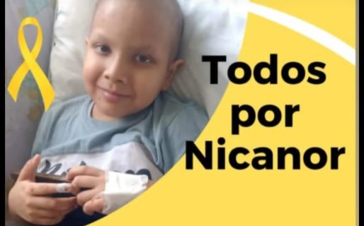 Piden ayuda para Nicanor, un niño que lucha contra el cáncer