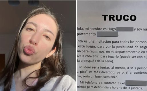 Una joven encontró una curiosa invitación en un ascensor y se hizo viral: “Lo ideal es juntar seis personas”
