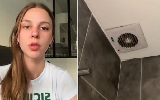 Una joven entró a su baño, revisó la ducha y descubrió algo espeluznante
