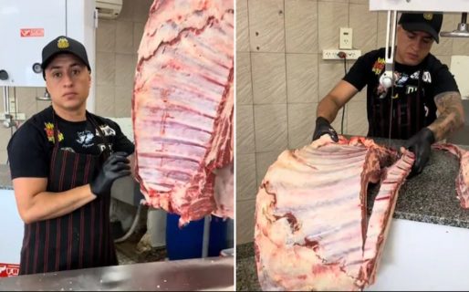 Un carnicero mostró cómo se debe pedir un costillar para no gastar plata de más