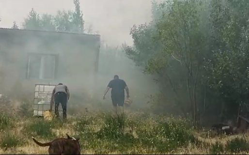 Otro incendio de pastizales, esta vez en Zona de Quintas