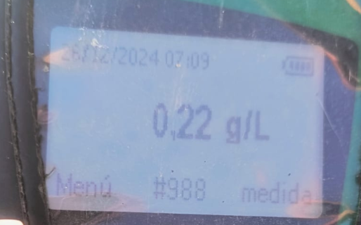 Un chofer de colectivo dio positivo en alcoholemia previo a un viaje de egresado