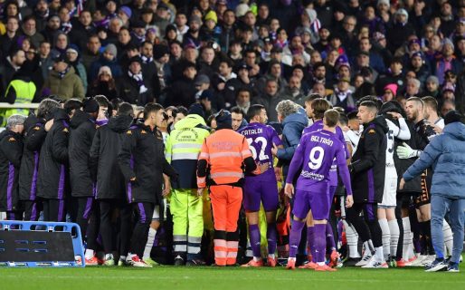 Conmoción en Europa: un jugador de Fiorentina se desplomó en medio de un partido ante Inter
