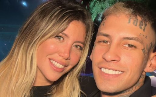 Las fotos del romántico paseo nocturno que hicieron Wanda Nara y L-Gante por Italia