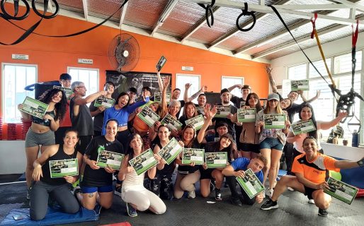Finalizó el curso anual de capacitación para formarse como Personal Trainer