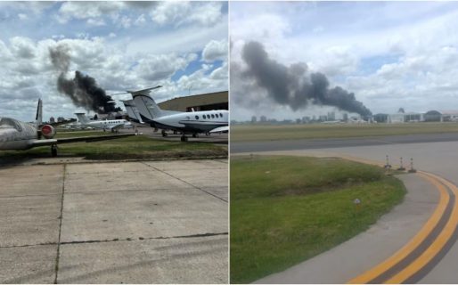 Un avión privado se estrelló en el aeropuerto de San Fernando: murieron el piloto y el copiloto
