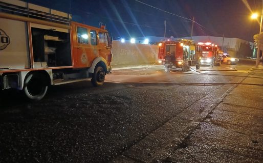 Bomberos lograron sofocar un incendio en el galpón Ex Guilford