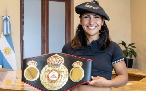 Le robaron el cinturón de campeona del mundo a la boxeadora Nazarena Romero