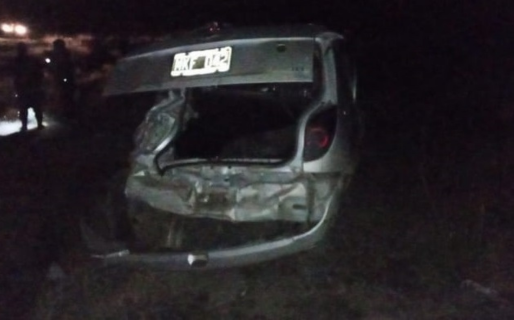 Despistó un auto camino a Tecka