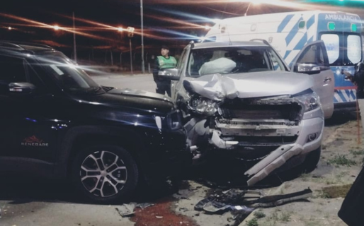 Choque múltiple en Comodoro: dos heridos y una alcoholemia positiva