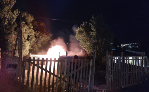 Un incendio consumió una vivienda precaria en el barrio San Martín