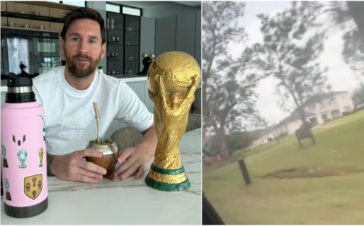 Fue a trabajar a la casa de Lionel Messi en Rosario, lo mostró en un video en redes y la destrozaron