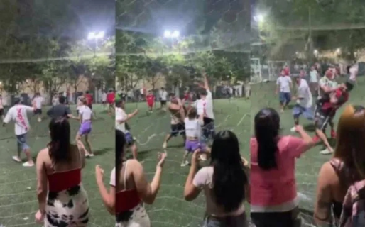 Un hombre intentó frenar con disparos una pelea entre jóvenes en un partido de fútbol