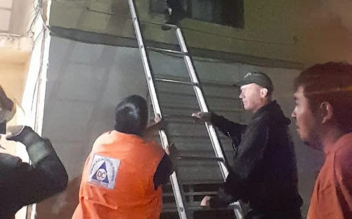 Prendió una vela a San La Muerte y causó un incendio en su departamento