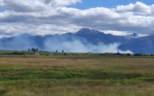 Se desató un incendio forestal en Los Cipreses