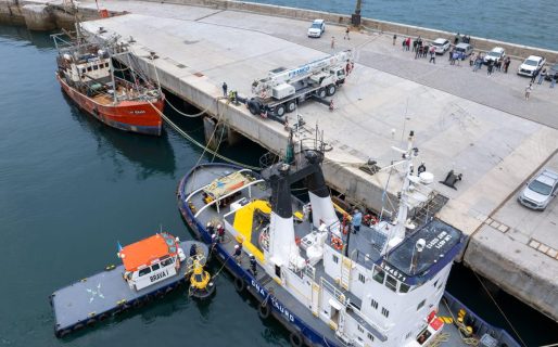 Fue instalada la boya oceanográfica en las aguas del Golfo San Jorge