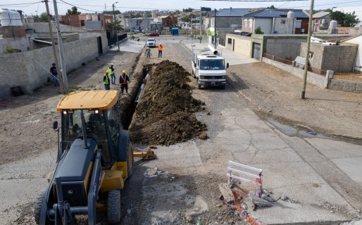 El Municipio y la SCPL iniciaron los trabajos en la calle Juana Azurduy