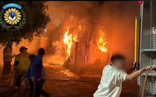 Se incendió una casa histórica de Chubut: tenía 100 años y no quedó nada