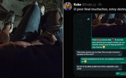 Tuvo una cita con una chica, compartió una foto en las redes y todo terminó mal: “Tengo novio”