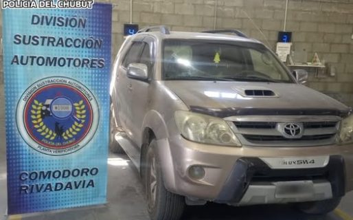 Secuestraron una camioneta que tenía el número de motor adulterado