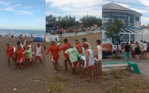 Guardavidas socorrieron a una niña con convulsiones