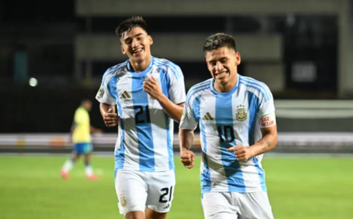 Ian Subiabre anotó en el Debut de Argentina en el Sudamericano Sub-20: Goleada 6-0 a Brasil