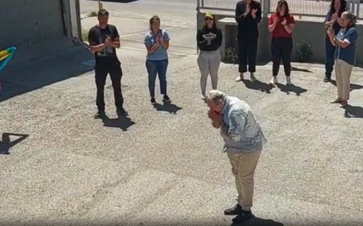 Tras 34 años, se jubiló el enfermero Juan Carlos Godoy