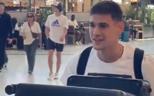 Lucas Martínez Quarta llegó al país para sumarse a River