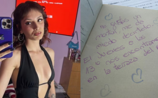 Una joven encontró una nota que le dejó a su novio una compañera de trabajo y explotó: “Qué difícil…”