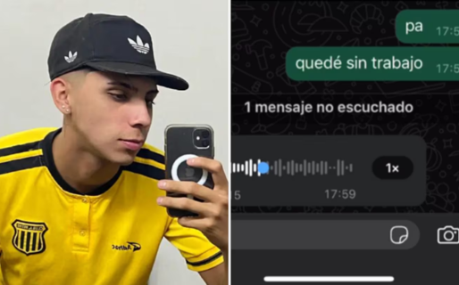 Le avisó a su papá que lo habían echado del trabajo y recibió una inesperada respuesta